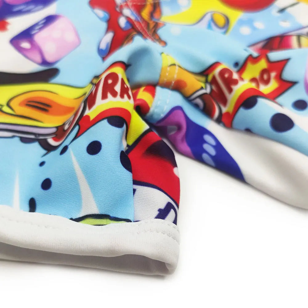 Mens Quick Dry Cartoon Swim Shorts