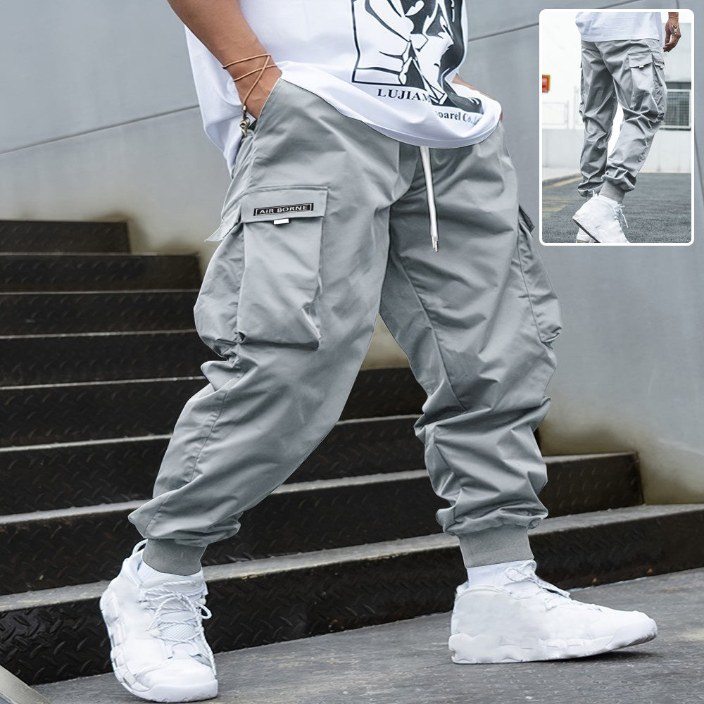 Men's Baggy Multi-Pocket Cargo Sport Pants