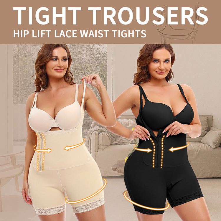 One-Piece Waist And Hip Lift Tights Plus Size Shapewear