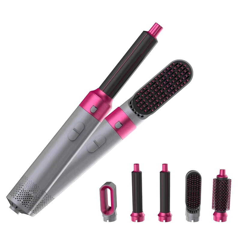 Professional 1000W Air Hair Styler 5-in-1 For Hair Curling Straightening Drying