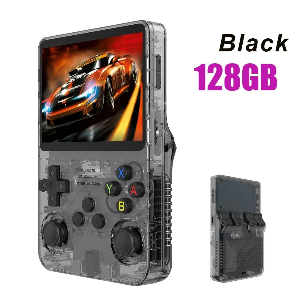 Retroboy Handheld Game Console Linux System - 3.5 Inch IPS Screen 64GB, 128GB Games Installed