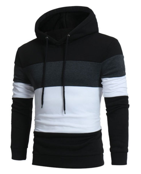 Two-Tone Streetwear Colorblock Hoodie