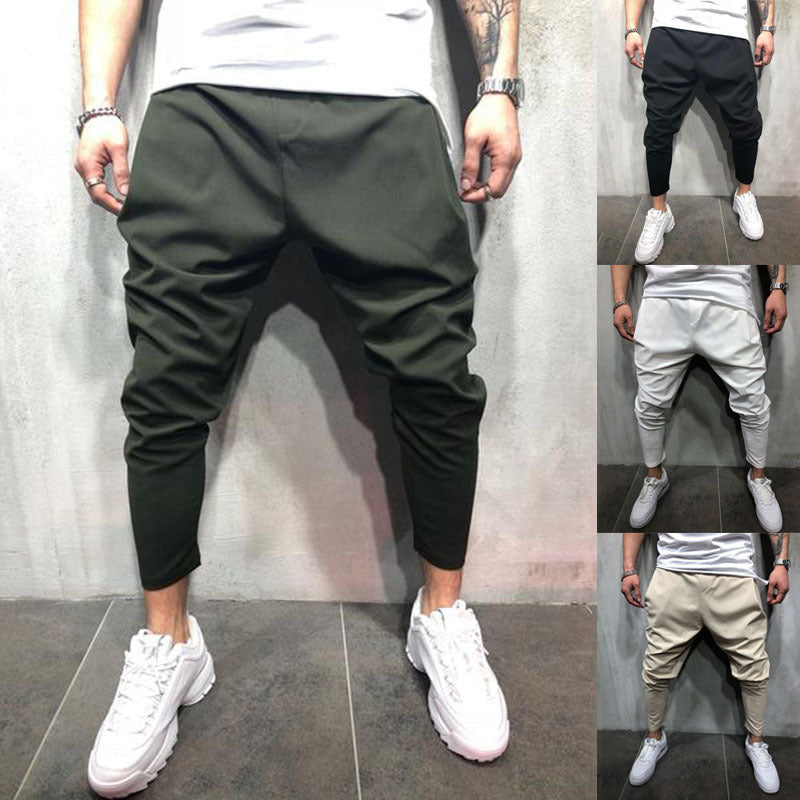 Solid Ankle Sports Joggers