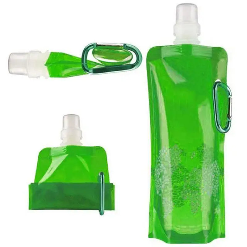 Portable Ultralight Foldable Silicone Water Bag Bottle 