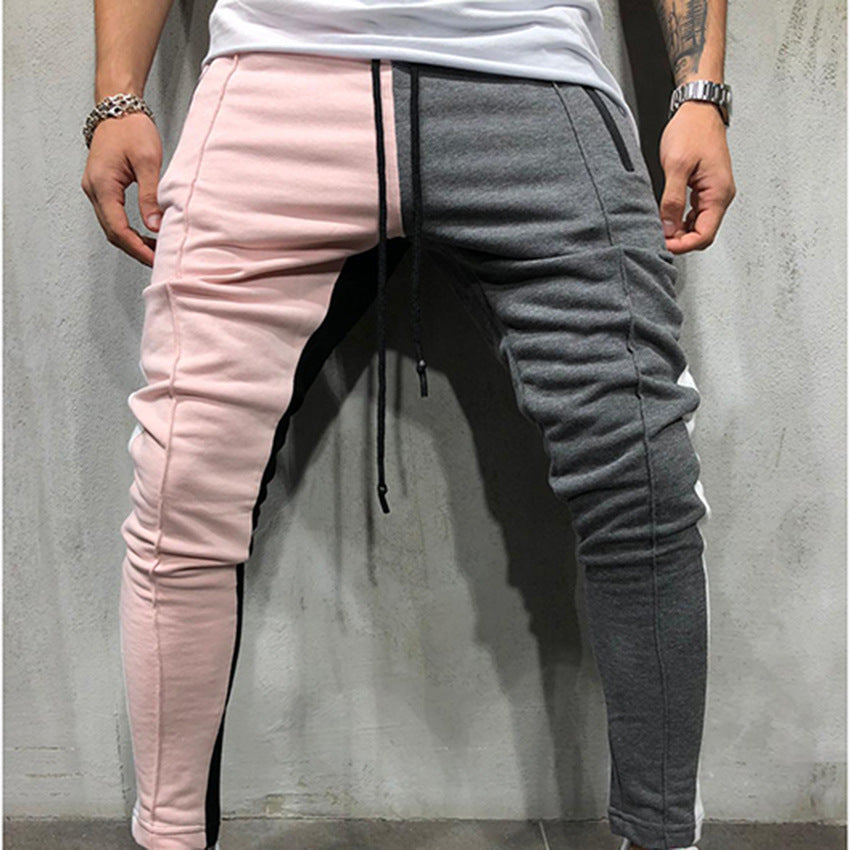 Color Contrast Jogger Sweatpants