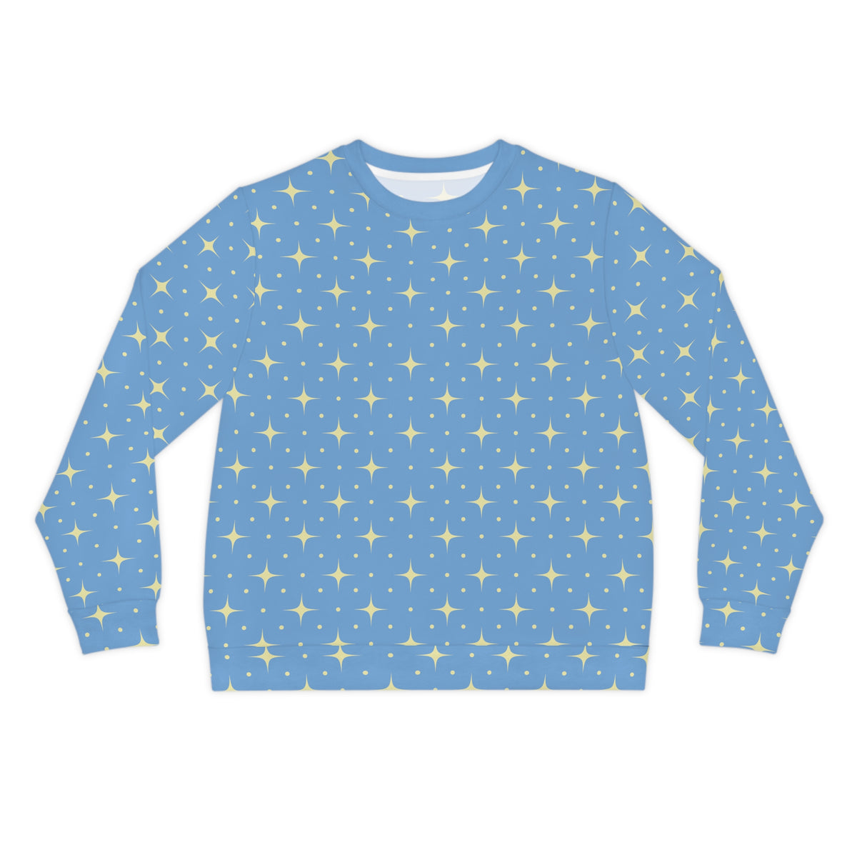 Star Lit Lightweight Sweatshirt - Gold/Light Blue, Unisex