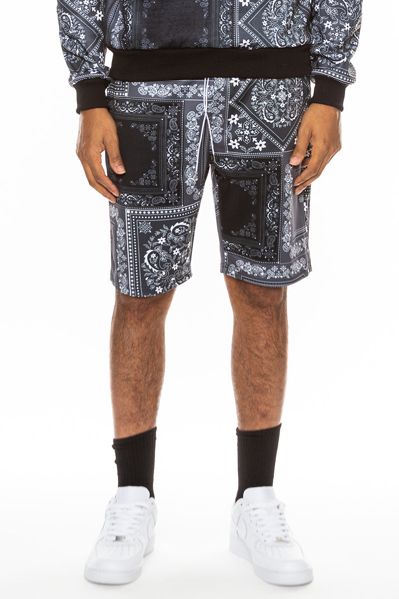 Paisley Bandana All Over Shorts