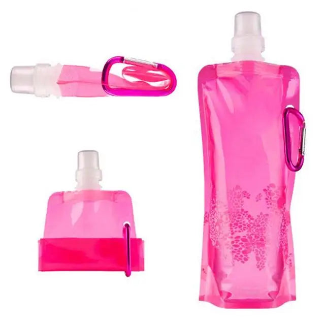 Portable Ultralight Foldable Silicone Water Bag Bottle 