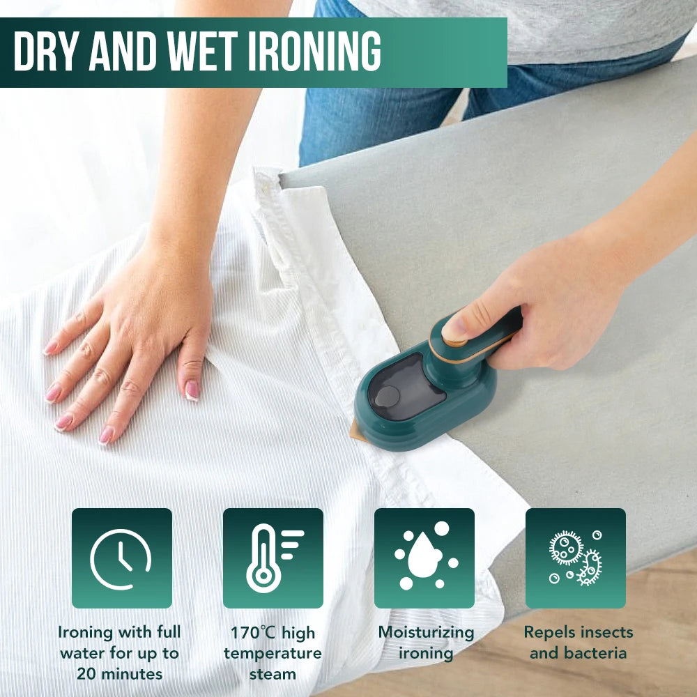 Portable Mini Handheld Clothing Steam Iron 