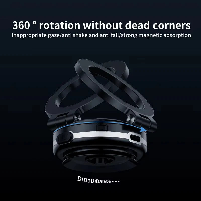 Magsafe Magnetic Suction Cup Folding Car Phone Holder Universal Navigation Stand Bracket for Iphone/Samsung/Xiaomi