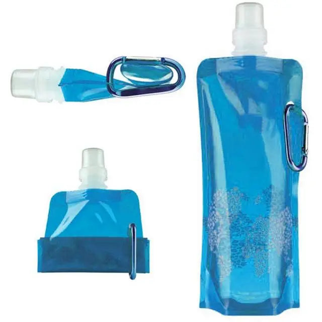 Portable Ultralight Foldable Silicone Water Bag Bottle 