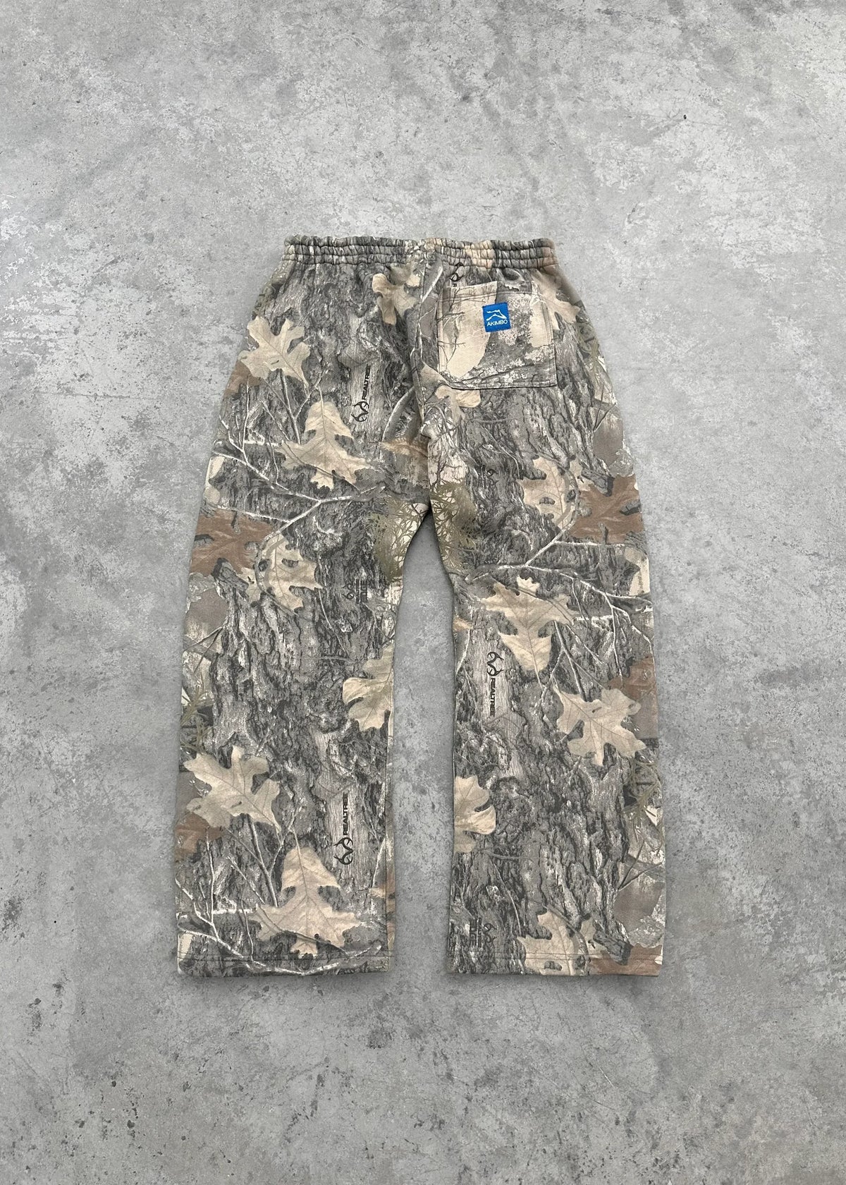 Y2K Streetwear Camouflage Pattern Baggy Sweatpants Unisex