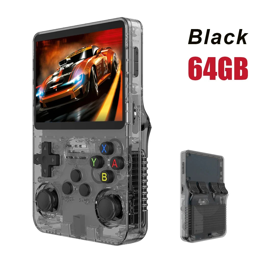 Retroboy Handheld Game Console Linux System - 3.5 Inch IPS Screen 64GB, 128GB Games Installed