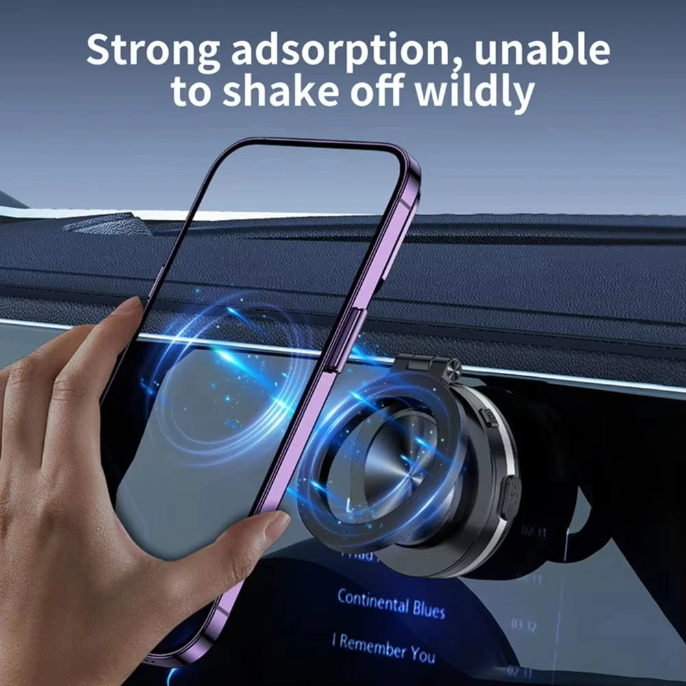 Magsafe Magnetic Suction Cup Folding Car Phone Holder Universal Navigation Stand Bracket for Iphone/Samsung/Xiaomi