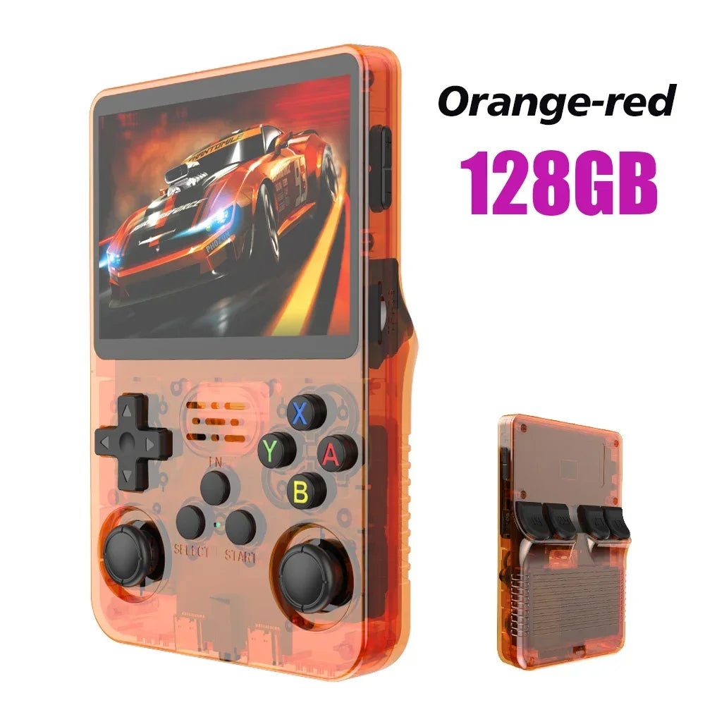 Retroboy Handheld Game Console Linux System - 3.5 Inch IPS Screen 64GB, 128GB Games Installed