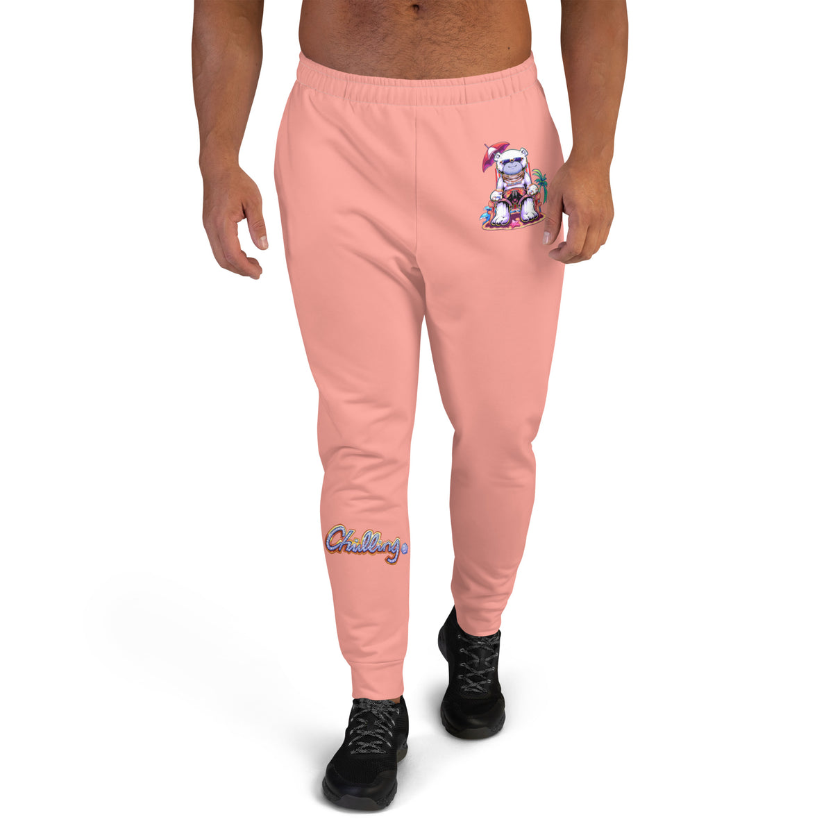 Tropical Chilling Joggers - Pink, Men's Fit