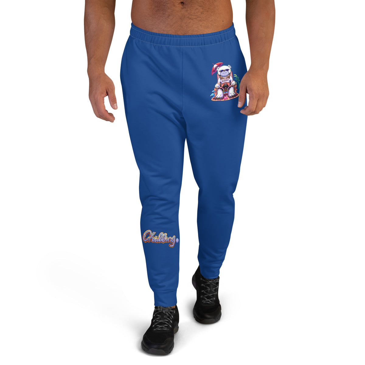 Tropical Chilling Joggers - Blue, Men's Fit