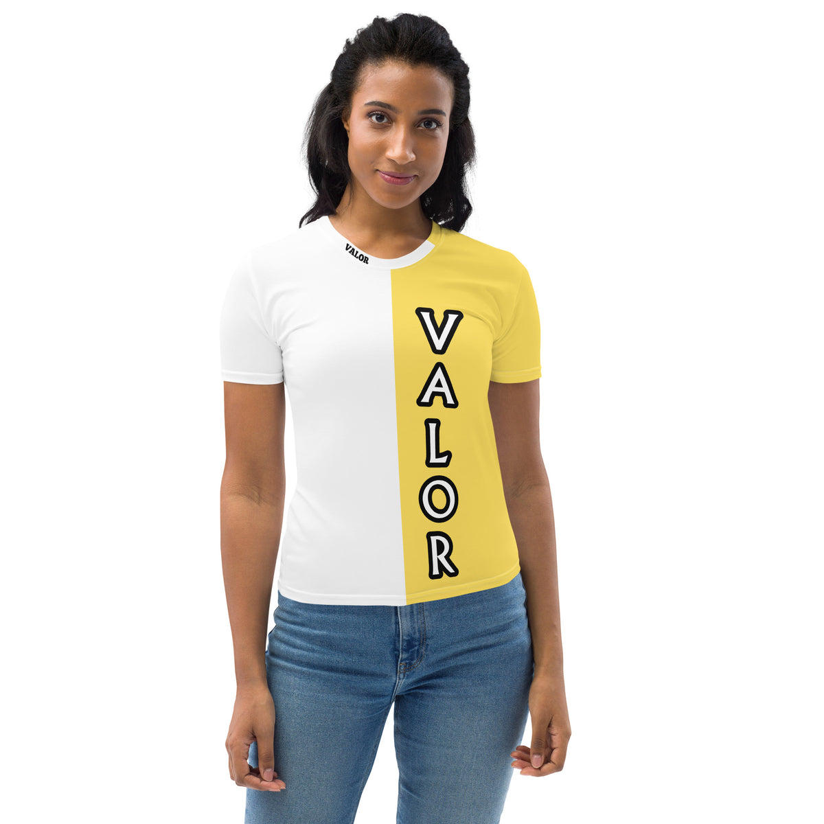 The VALOR Shirt - Yellow, Women's Fit