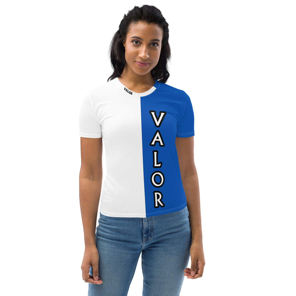 The VALOR Shirt - Blue, Women's Fit