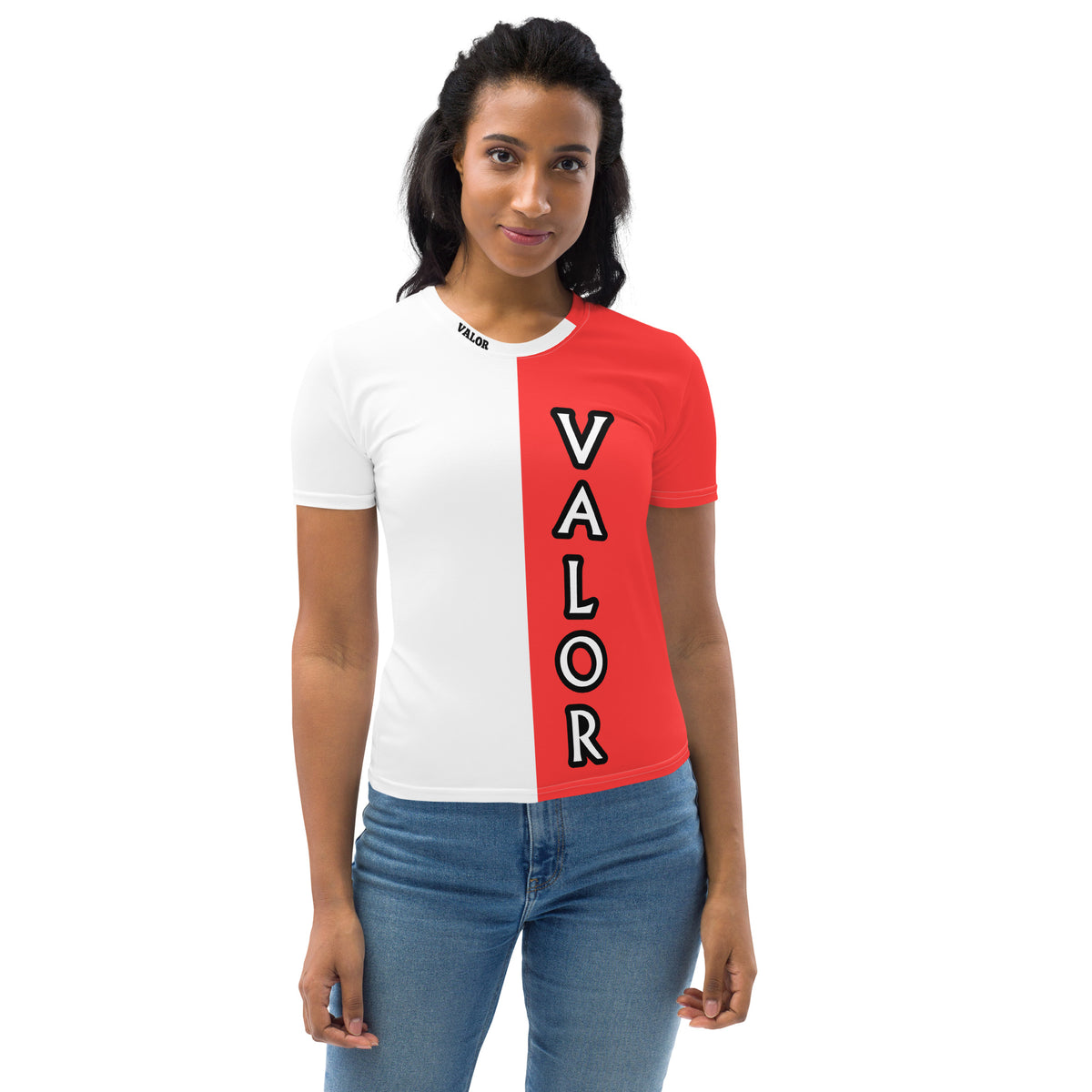 The VALOR Shirt, Red, Women's Fit