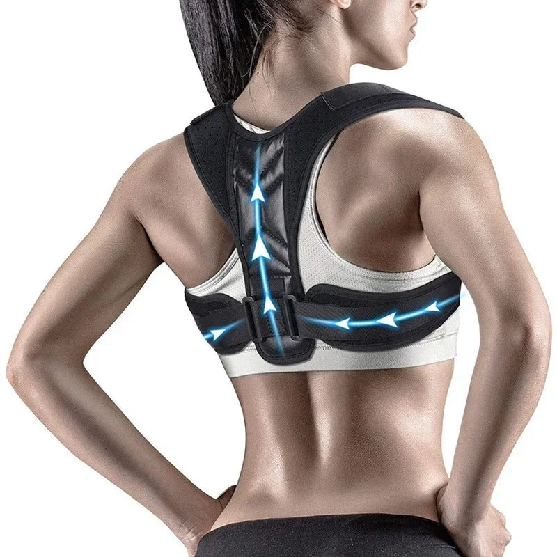 Adjustable Upper Back and Shoulder Posture Corrector Belt 