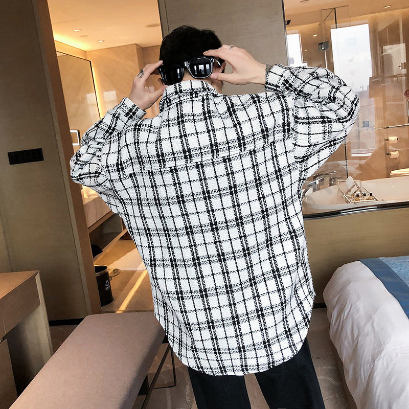 Plaid Fashion Shirt Jacket