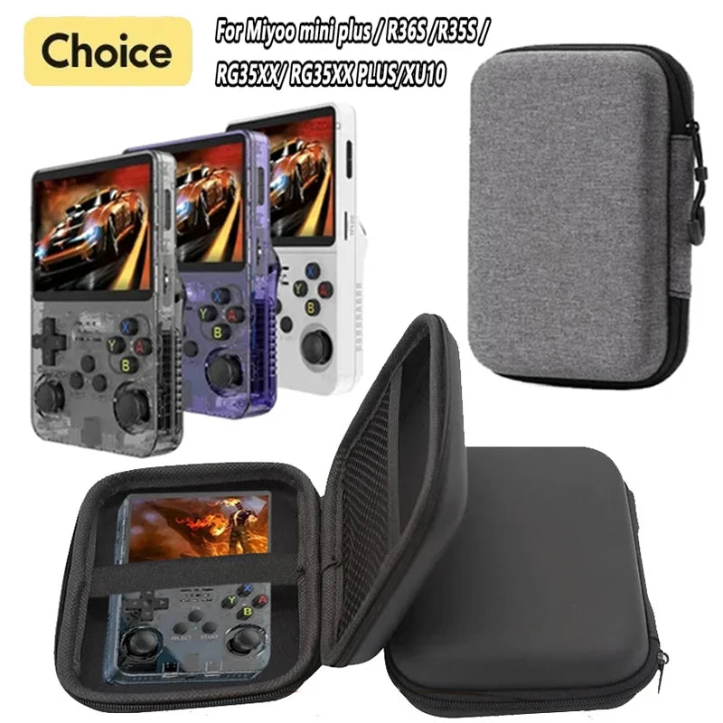 R36S/R35 Plus Game Console Storage Bag EVA Hard Case