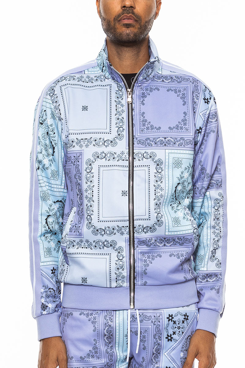 Paisley Bandana All Over Track Jacket