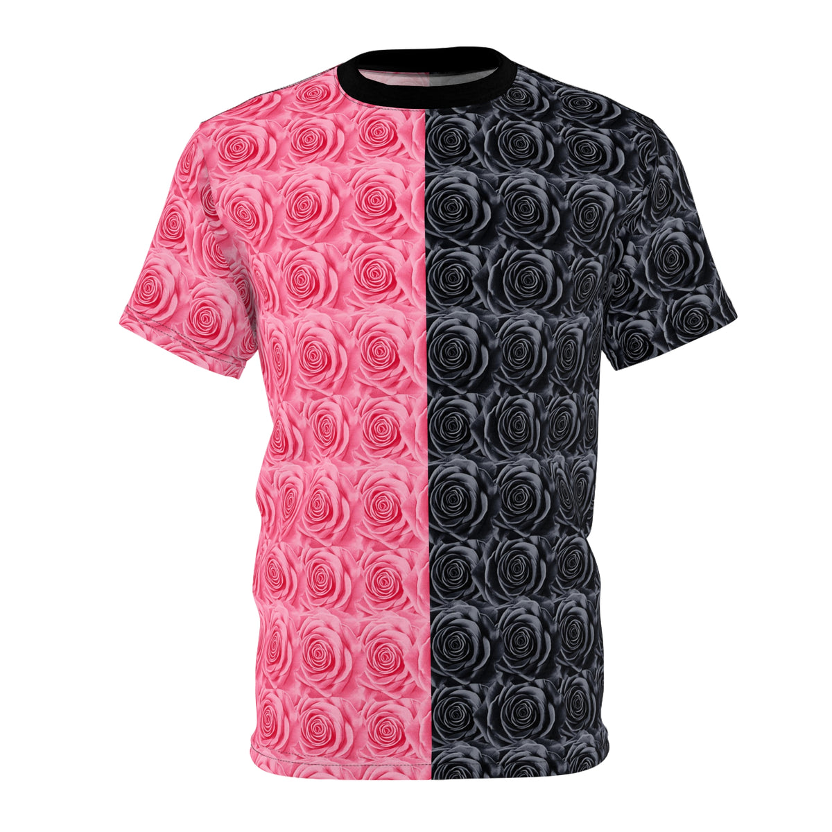 The Bundle of Roses Shirt - Black/Pink, Unisex