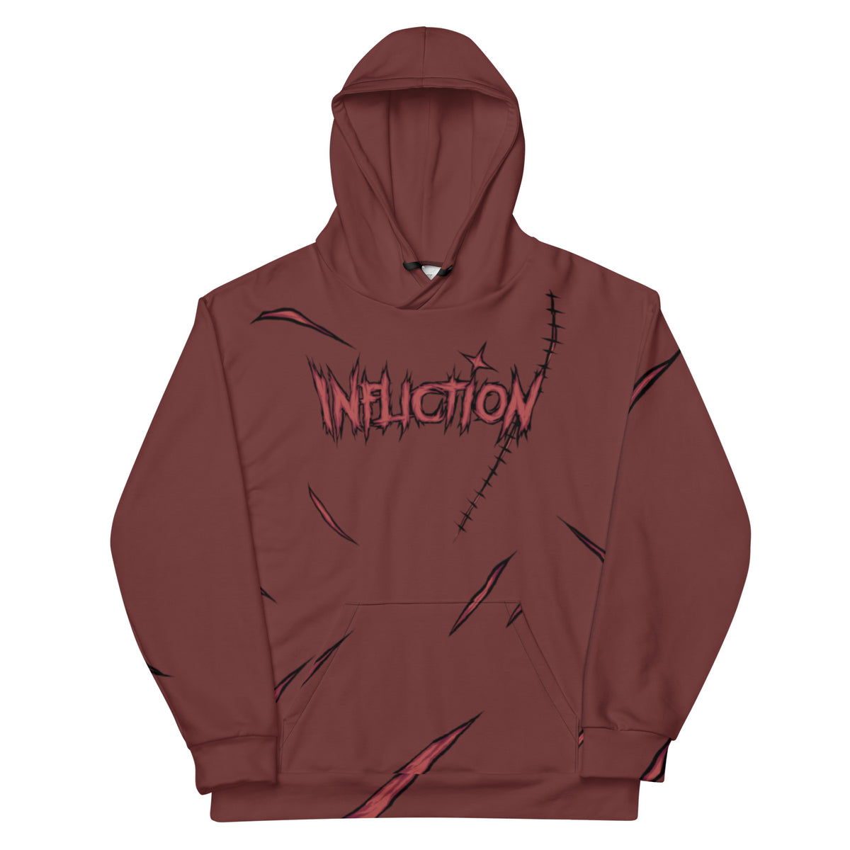 The Infliction Hoodie - Auburn