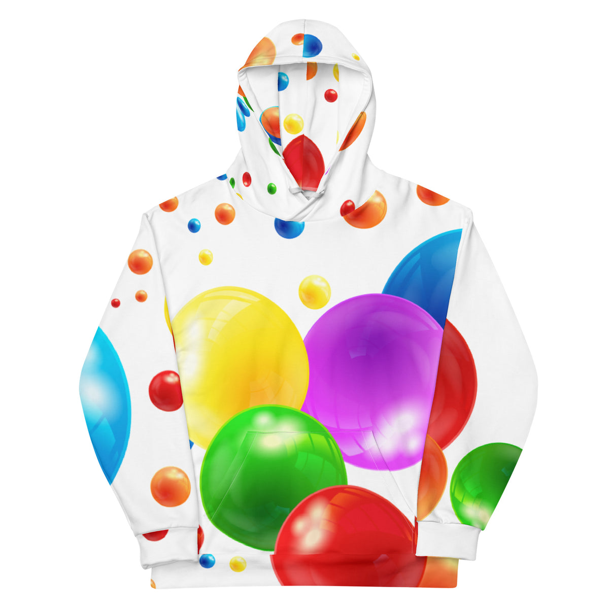 The Big Bubbles Hoodie - White