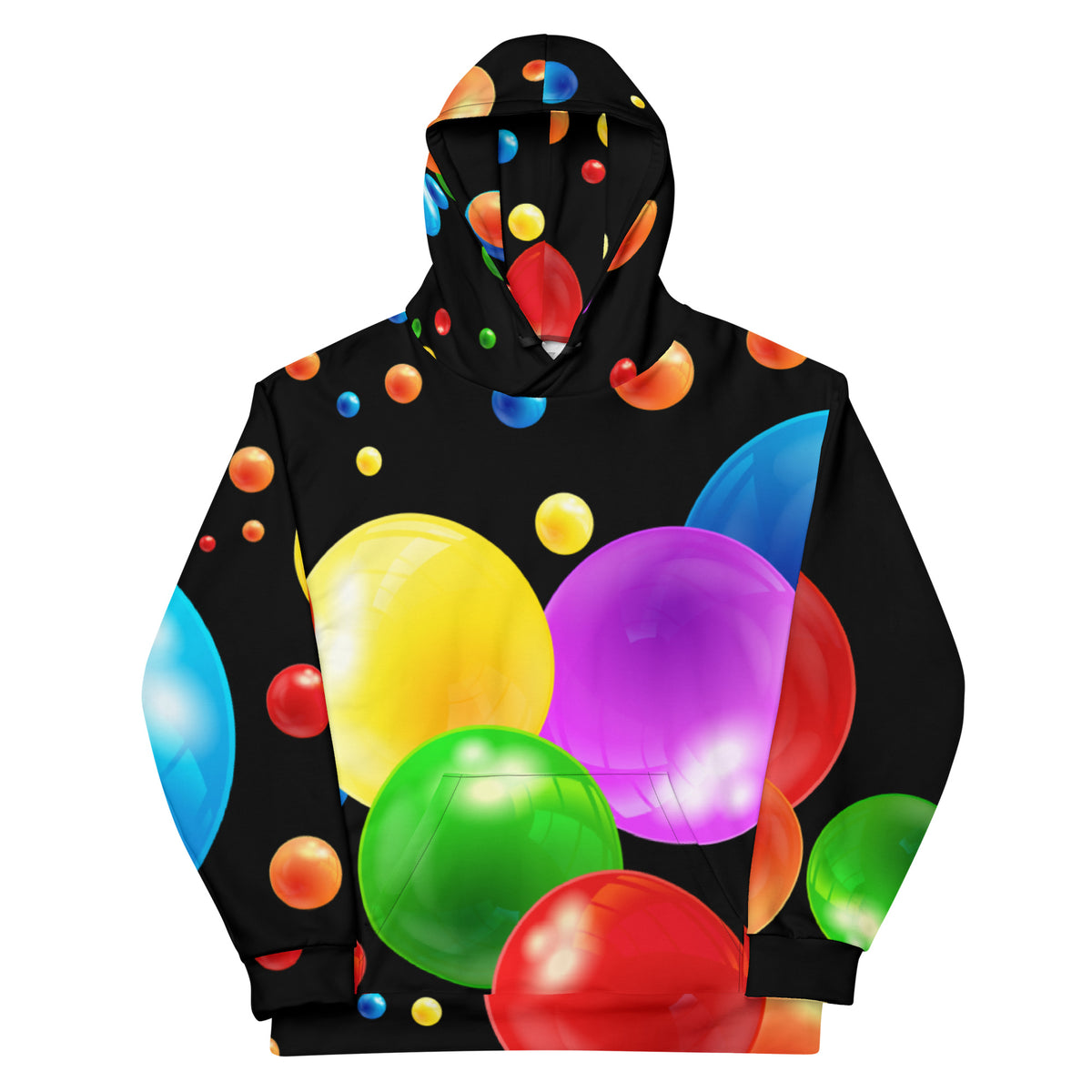 The Big Bubbles Hoodie - Black